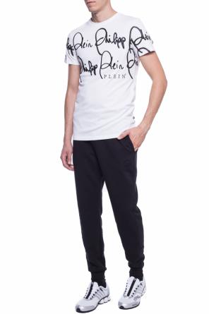 'run' t-shirt with logo, zdjęcie 2 'run' t-shirt with logo od Philipp Plein